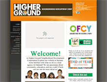 Tablet Screenshot of highergroundndc.com